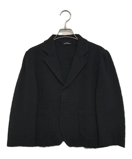 tricot COMME des GARCONS（トリココムデギャルソン）tricot COMME des GARCONS (トリココムデギャルソン) 花柄テーラードジャケット ブラック サイズ:表記なしの古着・服飾アイテム