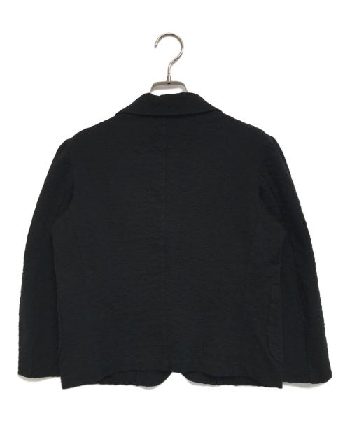 tricot COMME des GARCONS（トリココムデギャルソン）tricot COMME des GARCONS (トリココムデギャルソン) 花柄テーラードジャケット ブラック サイズ:表記なしの古着・服飾アイテム