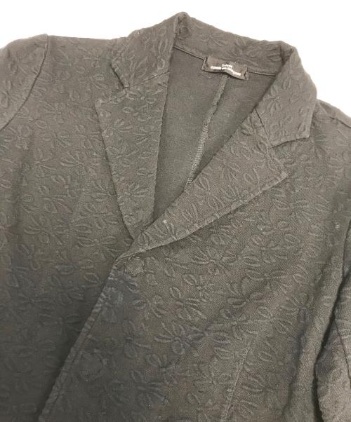 tricot COMME des GARCONS（トリココムデギャルソン）tricot COMME des GARCONS (トリココムデギャルソン) 花柄テーラードジャケット ブラック サイズ:表記なしの古着・服飾アイテム