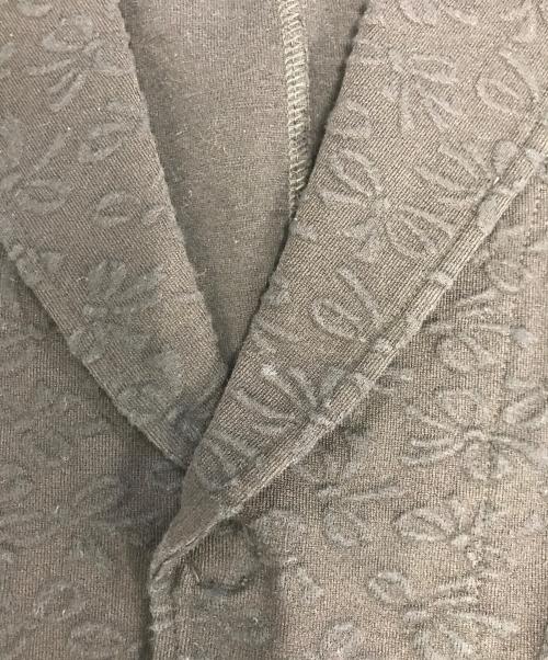 tricot COMME des GARCONS（トリココムデギャルソン）tricot COMME des GARCONS (トリココムデギャルソン) 花柄テーラードジャケット ブラック サイズ:表記なしの古着・服飾アイテム