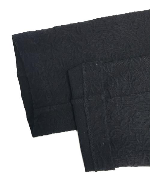 tricot COMME des GARCONS（トリココムデギャルソン）tricot COMME des GARCONS (トリココムデギャルソン) 花柄テーラードジャケット ブラック サイズ:表記なしの古着・服飾アイテム