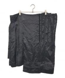 COMME des GARCONS（コムデギャルソン）の古着「フリル 巻き スカート」｜ブラック