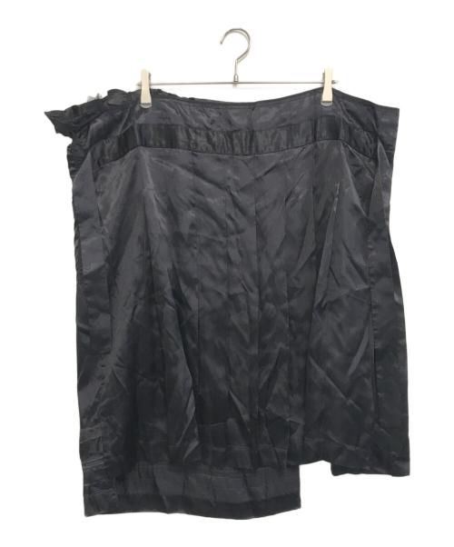 COMME des GARCONS（コムデギャルソン）COMME des GARCONS (コムデギャルソン) フリル 巻き スカート ブラック サイズ:Sの古着・服飾アイテム
