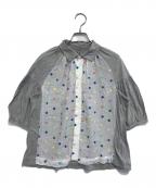 tricot COMME des GARCONSトリココムデギャルソン）の古着「シャツブラウス」｜グレー