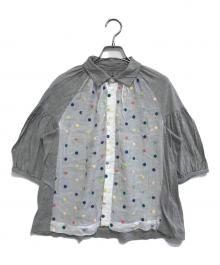 tricot COMME des GARCONS（トリココムデギャルソン）の古着「シャツブラウス」｜グレー
