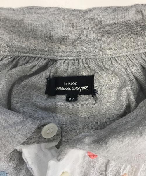 tricot COMME des GARCONS（トリココムデギャルソン）tricot COMME des GARCONS (トリココムデギャルソン) シャツブラウス グレー サイズ:Mの古着・服飾アイテム