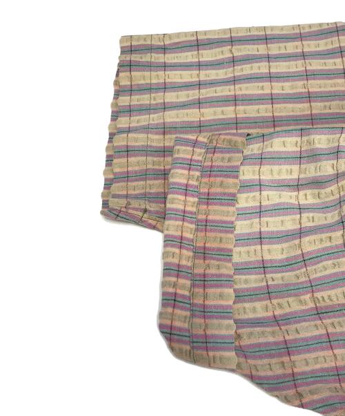 COMME des GARCONS SHIRT（コムデギャルソンシャツ）COMME des GARCONS SHIRT (コムデギャルソンシャツ) 切替S/Sシャツ ブラウン サイズ:Mの古着・服飾アイテム