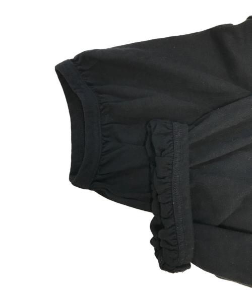 tricot COMME des GARCONS（トリココムデギャルソン）tricot COMME des GARCONS (トリココムデギャルソン) 丸襟切替ブラウス ブラック サイズ:Mの古着・服飾アイテム