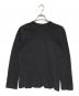 COMME des GARCONS COMME des GARCONS (コムデギャルソン コムデギャルソン) 裾カットアウトロングスリーブカットソー ブラック サイズ:M：12000円