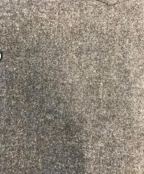 COMME des GARCONS SHIRT（コムデギャルソンシャツ）COMME des GARCONS SHIRT (コムデギャルソンシャツ) 異素材切替シャツ ブラウン サイズ:Sの古着・服飾アイテム