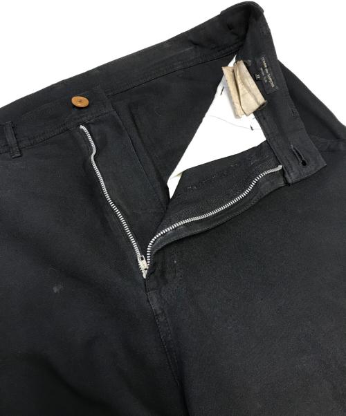 COMME des GARCONS HOMME PLUS（コムデギャルソンオムプリュス）COMME des GARCONS HOMME PLUS (コムデギャルソンオムプリュス) ポリ縮絨ワイドスラックス ブラック サイズ:XSの古着・服飾アイテム