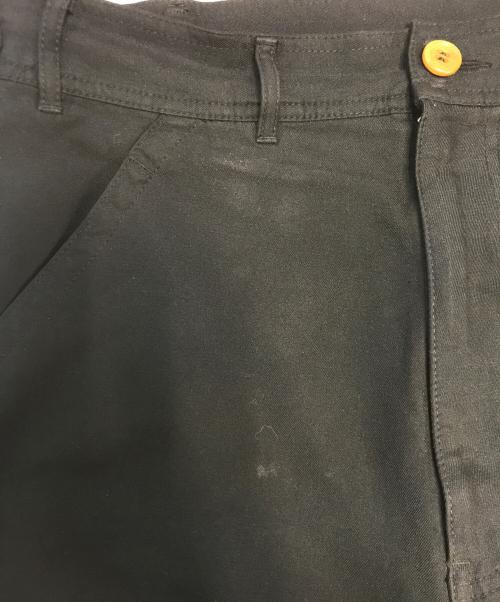 COMME des GARCONS HOMME PLUS（コムデギャルソンオムプリュス）COMME des GARCONS HOMME PLUS (コムデギャルソンオムプリュス) ポリ縮絨ワイドスラックス ブラック サイズ:XSの古着・服飾アイテム