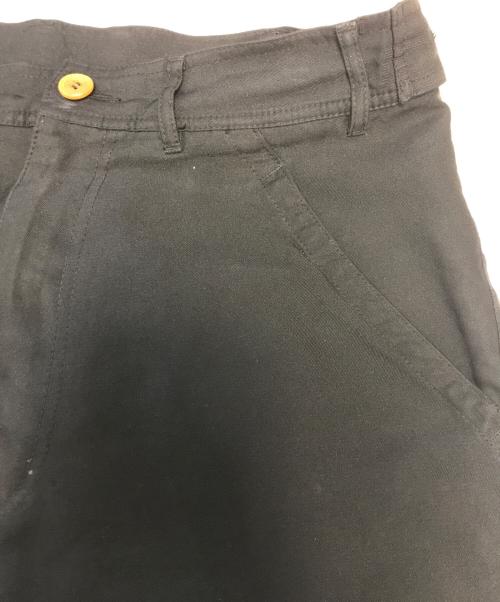 COMME des GARCONS HOMME PLUS（コムデギャルソンオムプリュス）COMME des GARCONS HOMME PLUS (コムデギャルソンオムプリュス) ポリ縮絨ワイドスラックス ブラック サイズ:XSの古着・服飾アイテム