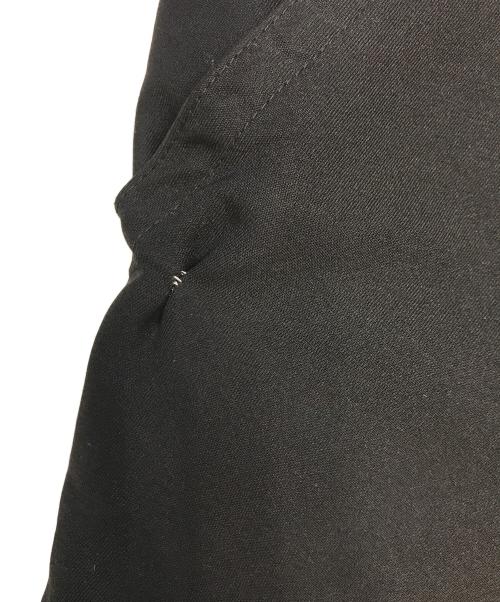 COMME des GARCONS HOMME PLUS（コムデギャルソンオムプリュス）COMME des GARCONS HOMME PLUS (コムデギャルソンオムプリュス) ポリ縮絨ワイドスラックス ブラック サイズ:XSの古着・服飾アイテム