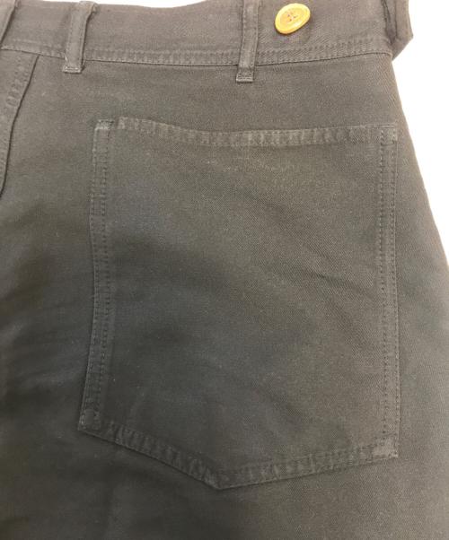 COMME des GARCONS HOMME PLUS（コムデギャルソンオムプリュス）COMME des GARCONS HOMME PLUS (コムデギャルソンオムプリュス) ポリ縮絨ワイドスラックス ブラック サイズ:XSの古着・服飾アイテム