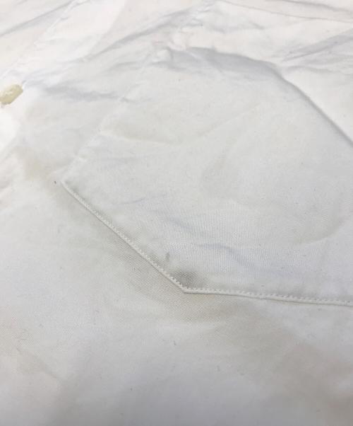 COMME des GARCONS HOMME（コムデギャルソン オム）COMME des GARCONS HOMME (コムデギャルソン オム) 綿タイプライター×綿ブロードプリントL/Sシャツ ホワイト サイズ:XSの古着・服飾アイテム