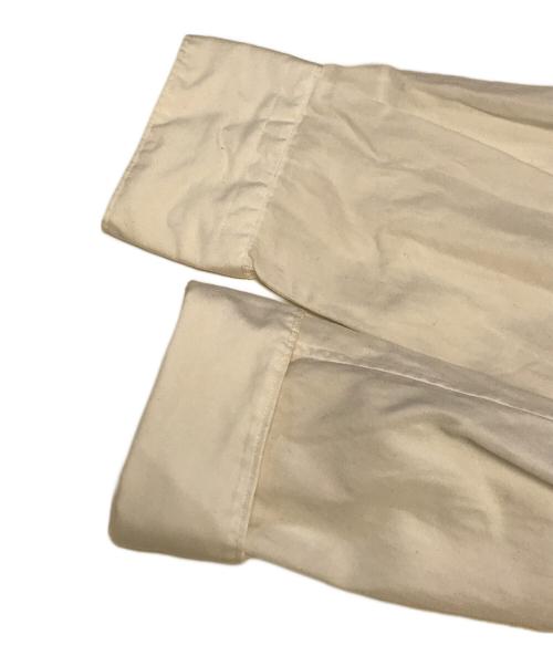 COMME des GARCONS HOMME（コムデギャルソン オム）COMME des GARCONS HOMME (コムデギャルソン オム) 綿タイプライター×綿ブロードプリントL/Sシャツ ホワイト サイズ:XSの古着・服飾アイテム