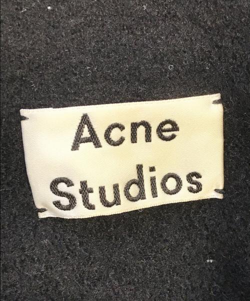 Acne studios（アクネ ストゥディオズ）Acne studios (アクネ ストゥディオズ) MOORE ボイルドウールオーバーサイズハイネックプルオーバーニット ブラック サイズ:ＸＳの古着・服飾アイテム