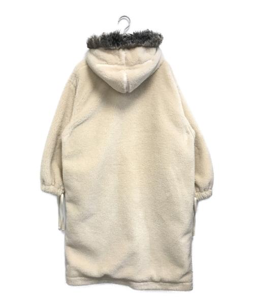 HYKE（ハイク）HYKE (ハイク) M-43 エコファーボアフードコート アイボリー サイズ:1 SMALLの古着・服飾アイテム
