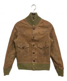 GOLDEN GOOSE（ゴールデングース）の古着「レザージャケット」｜ブラウン