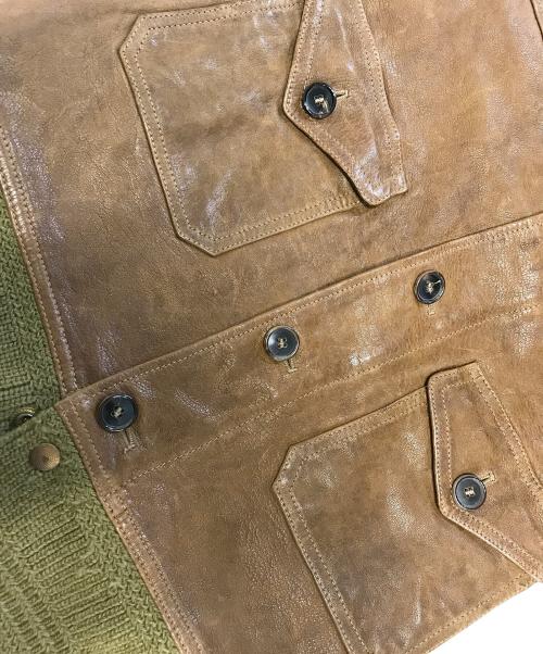 GOLDEN GOOSE（ゴールデングース）GOLDEN GOOSE (ゴールデングース) レザージャケット ブラウン サイズ:XSの古着・服飾アイテム