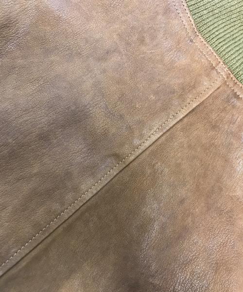 GOLDEN GOOSE（ゴールデングース）GOLDEN GOOSE (ゴールデングース) レザージャケット ブラウン サイズ:XSの古着・服飾アイテム