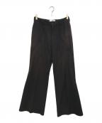 GOAT ESSENCEゴートエッセンス）の古着「tuck flare pants」｜ブラック