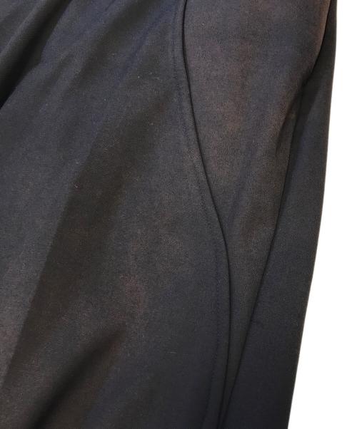 GOAT ESSENCE（ゴートエッセンス）GOAT ESSENCE (ゴートエッセンス) tuck flare pants ブラック サイズ:2の古着・服飾アイテム