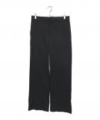 MISSING MANICミッシングマニック）の古着「ストレートスラックス」｜ブラック