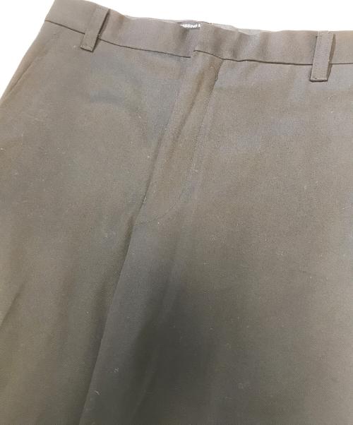 MISSING MANIC（ミッシングマニック）MISSING MANIC (ミッシングマニック) ストレートスラックス ブラック サイズ:SIZE2の古着・服飾アイテム