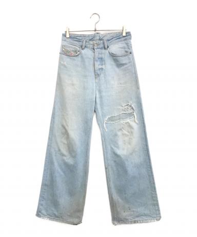 中古・古着通販】DIESEL (ディーゼル) relaxed jeans d-riseダメージ
