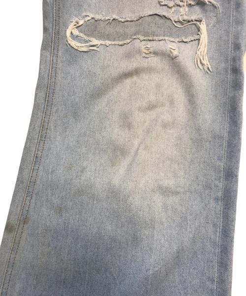 DIESEL（ディーゼル）DIESEL (ディーゼル) relaxed jeans d-riseダメージデニムパンツ インディゴ サイズ:Ｗ26の古着・服飾アイテム