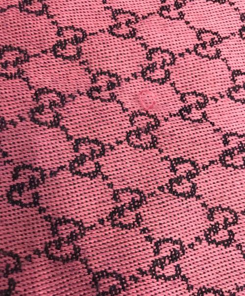 GUCCI（グッチ）GUCCI (グッチ) GG柄ジャガードウールマフラー ピンク サイズ:表記なしの古着・服飾アイテム