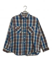 big mac（ビッグマック）の古着「チェックネルシャツ」｜ブルー