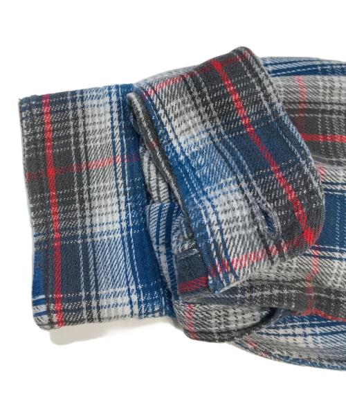 big mac（ビッグマック）big mac (ビッグマック) チェックネルシャツ ブルー サイズ:Ｌの古着・服飾アイテム