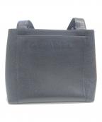 CHANELシャネル）の古着「キャビアスキンロゴトートバッグ」｜ブラック