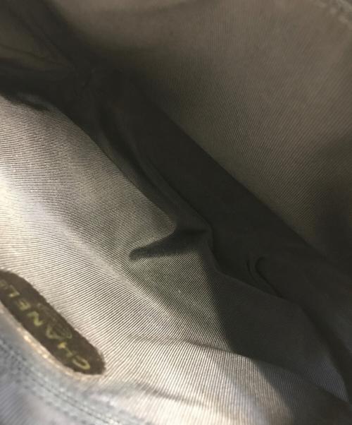 CHANEL（シャネル）CHANEL (シャネル) キャビアスキンロゴトートバッグ ブラックの古着・服飾アイテム
