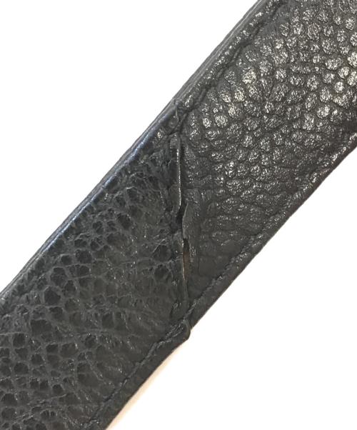 CHANEL（シャネル）CHANEL (シャネル) キャビアスキンロゴトートバッグ ブラックの古着・服飾アイテム