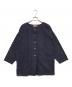 ISSEY MIYAKE（イッセイミヤケ）の古着「バンドカラーシャツ」｜ネイビー