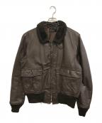 U'S NAVYアメリカ海軍）の古着「G-1ジャケット」｜ブラウン