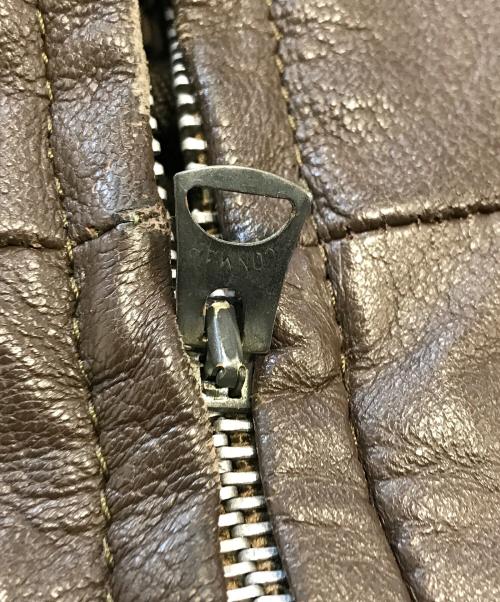 U'S NAVY（ユーエスネイビー）U'S NAVY (アメリカ海軍) G-1ジャケット ブラウン サイズ:44の古着・服飾アイテム