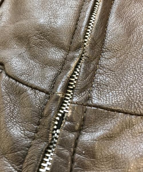 U'S NAVY（ユーエスネイビー）U'S NAVY (アメリカ海軍) G-1ジャケット ブラウン サイズ:44の古着・服飾アイテム