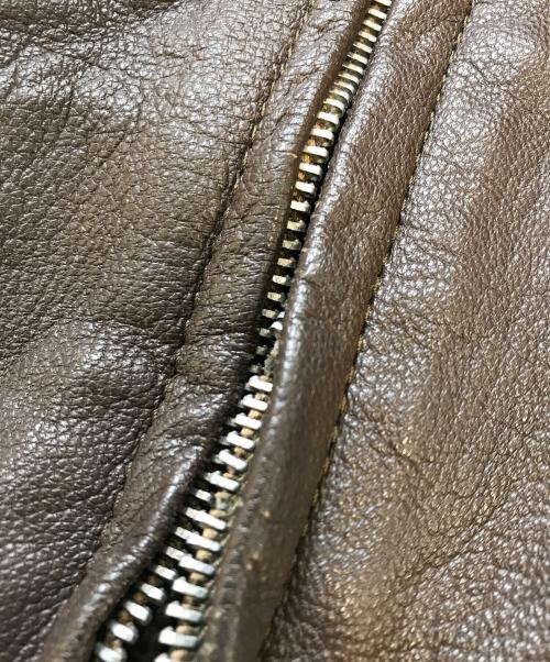 U'S NAVY（ユーエスネイビー）U'S NAVY (アメリカ海軍) G-1ジャケット ブラウン サイズ:44の古着・服飾アイテム