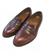 Aldenオールデン）の古着「ローファー」｜ブラウン