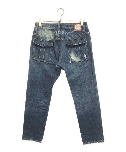 DSQUARED2（ディースクエアード）DSQUARED2 (ディースクエアード) デニムパンツ インディゴ サイズ:48の古着・服飾アイテム