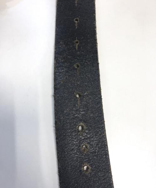 DSQUARED2（ディースクエアード）DSQUARED2 (ディースクエアード) ロゴバックルレザーベルト ブラック×レッド サイズ:不明の古着・服飾アイテム