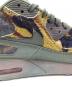 中古・古着 NIKE (ナイキ) Air Max 90 Croc Camo オリーブ サイズ:US9.5/UK8.5/EUR43/CM275：7000円