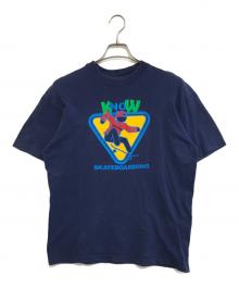 THRASHER（スラッシャー）の古着「プリントTシャツ」｜ネイビー