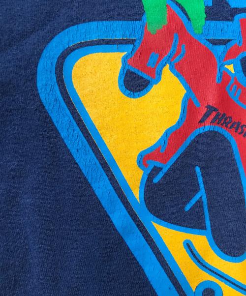 THRASHER（スラッシャー）THRASHER (スラッシャー) プリントTシャツ ネイビー サイズ:Mの古着・服飾アイテム