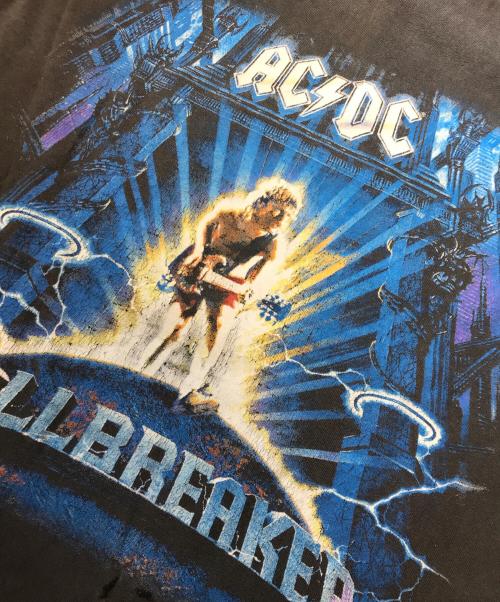 バンドTシャツ（バンドTシャツ）バンドTシャツ (バンドTシャツ) 90s AC/DC(エーシー・ディーシー) バンドTシャツ ブラック サイズ:Mの古着・服飾アイテム